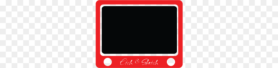 Etch Sketch Chalkboard Wall Decal, Electronics, Screen, Blackboard Free Png Download