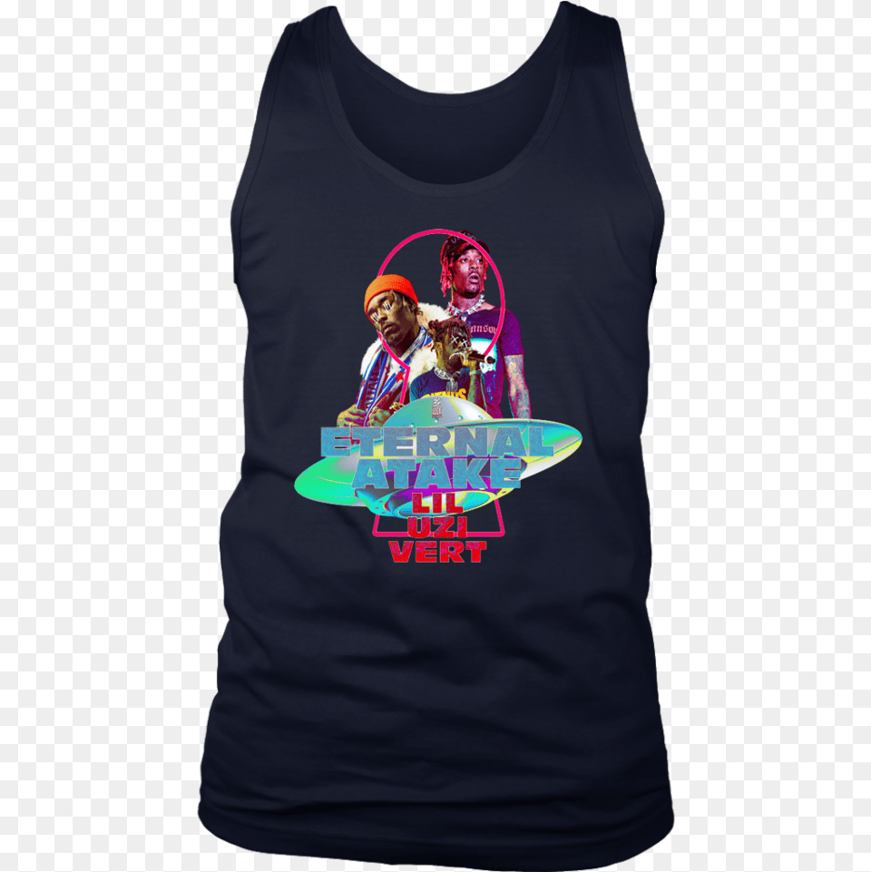 Eternal Atake Lil Uzi Vert Shirt T Shirt, Clothing, T-shirt, Person, Tank Top Free Transparent Png