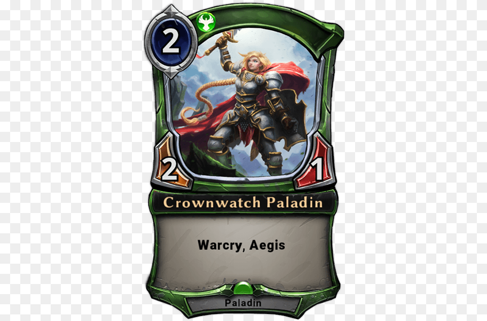 Eternal Card Game Crownwatch Paladin, Person Png Image