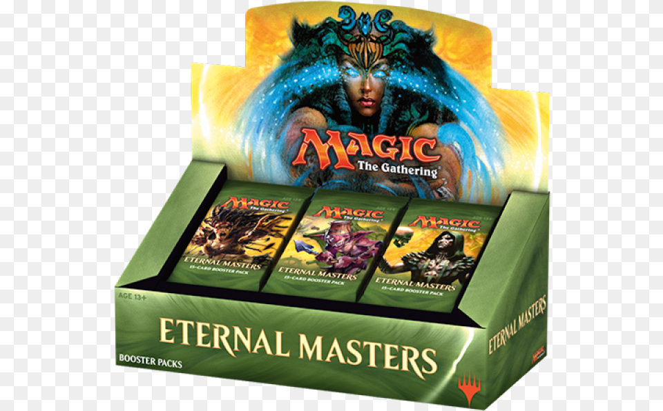 Eternal Masters Booster Box, Book, Publication, Person, Adult Png Image