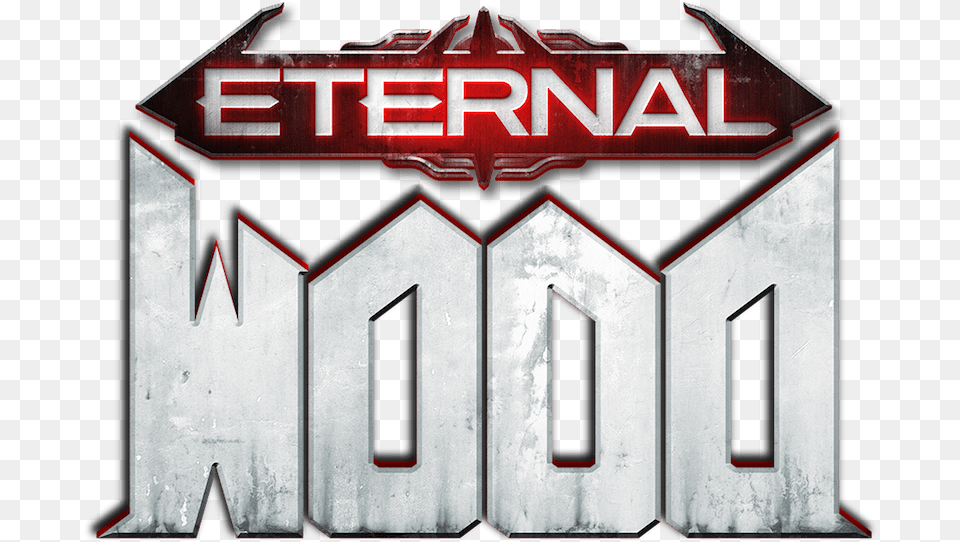 Eternal Red Text Font Product Doom Eternal Logo, Architecture, Building, Hotel Free Transparent Png