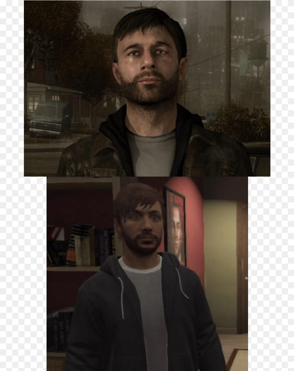 Ethan Mars In Gta, Coat, Portrait, Photography, Person Png Image