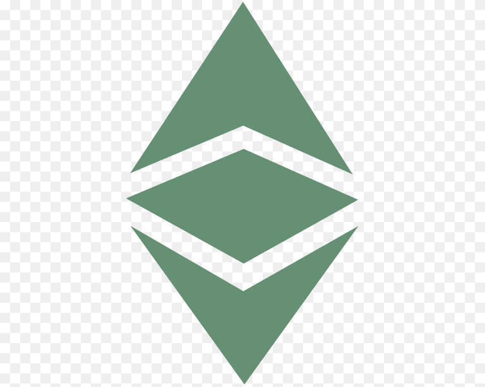 Ethereum Classic Logo, Triangle, Arrow, Arrowhead, Weapon Free Png