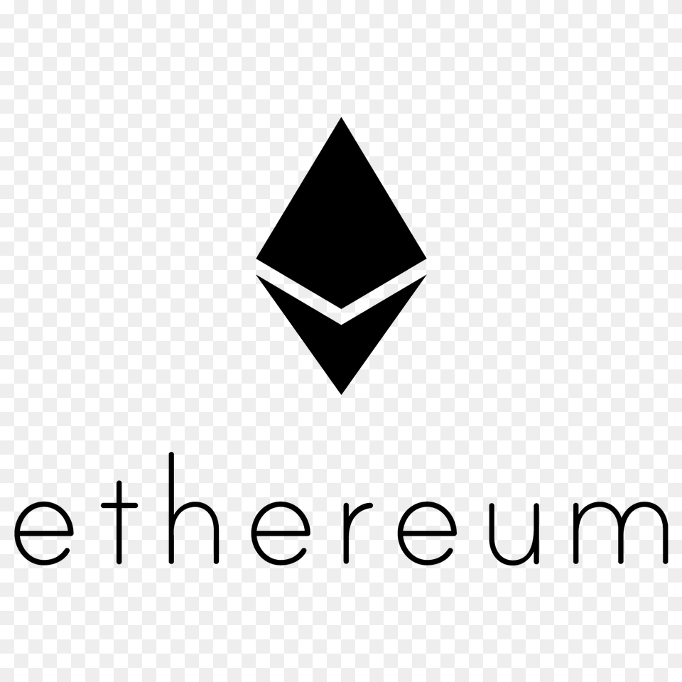 Ethereum Cryptocurrency Logo Vector Vector Silhouette, Gray Free Transparent Png
