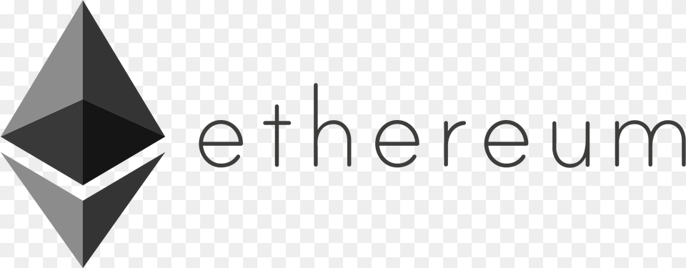 Ethereum Logo Eth Coin Logo, Triangle, Cross, Symbol, Blackboard Free Transparent Png