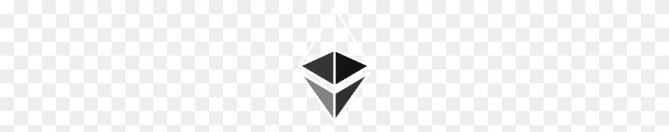 Ethereum Logo White, Triangle, Accessories, Diamond, Gemstone Png