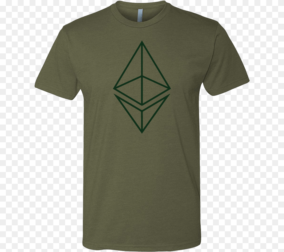 Ethereum Logo Wire Art T Shirt Triangle, Clothing, T-shirt Png Image
