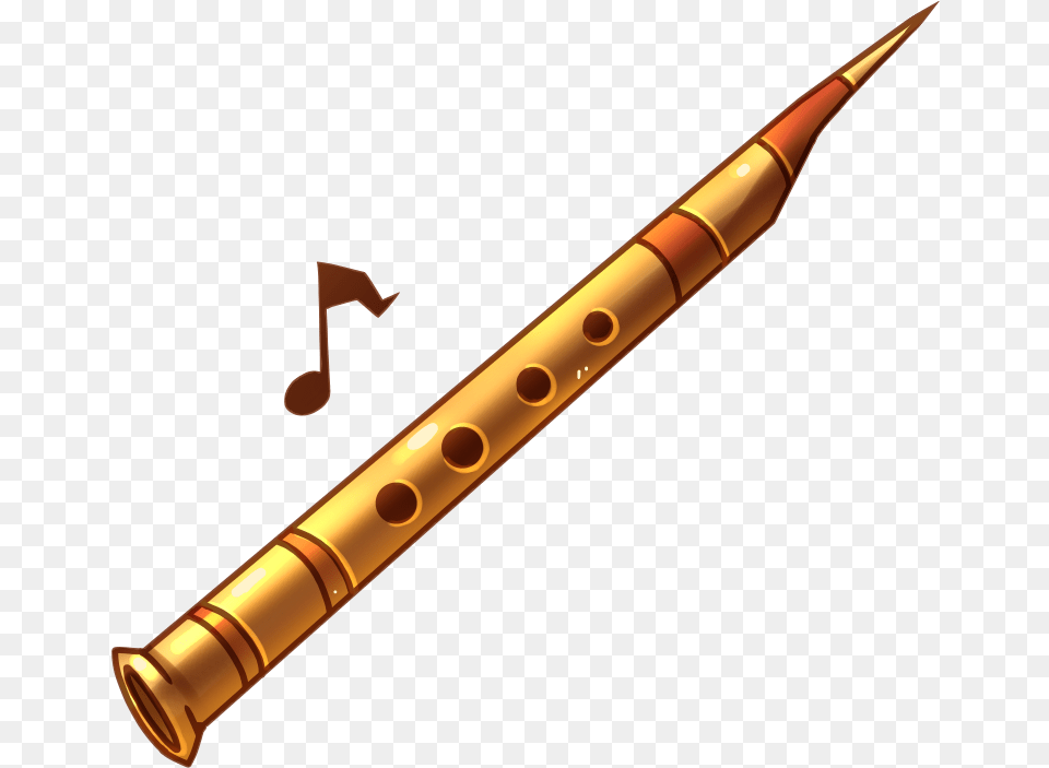 Etheriapedia Daegeum, Musical Instrument, Flute, Rocket, Weapon Free Png Download