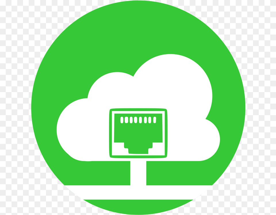 Ethernet Cloud Computing Computer Cloud Computing Icon Green, Sign, Symbol, Disk Free Transparent Png