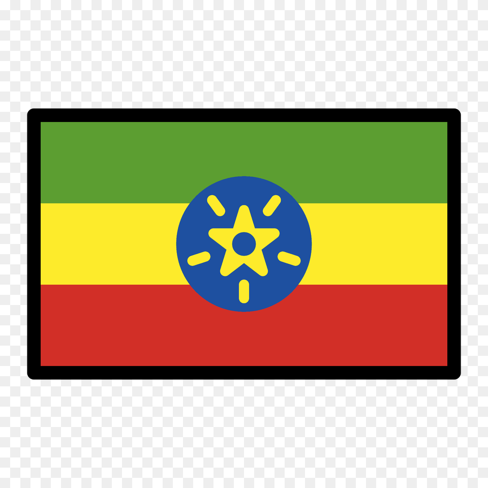 Ethiopia Flag Emoji Clipart, Blackboard Free Transparent Png