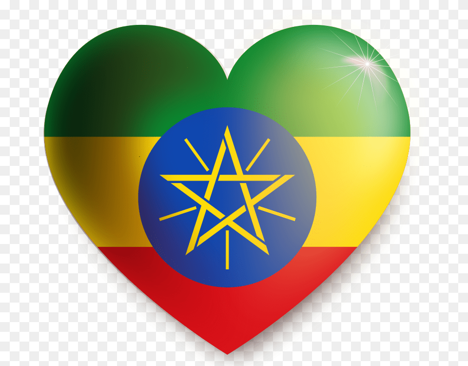 Ethiopia Heart, Balloon, Disk, Symbol Free Png