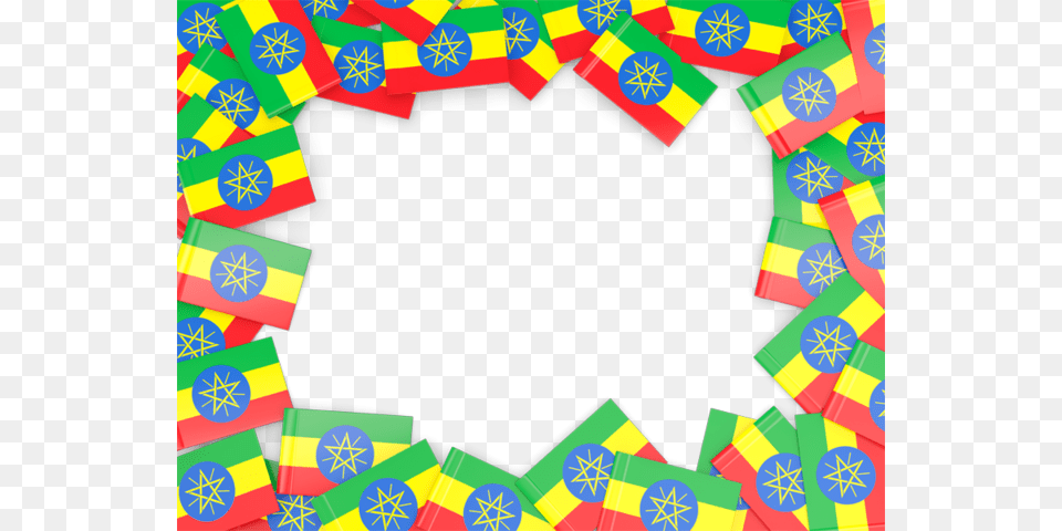 Ethiopian Flag Frame, Art Png Image