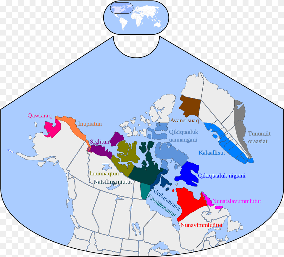 Ethnic Map Of Greenland, Chart, Plot, Atlas, Diagram Free Png