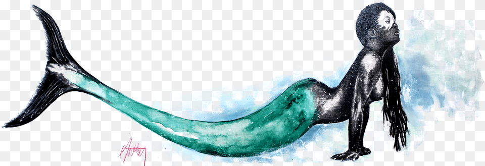 Ethnic Mermaid Illustration, Adult, Person, Woman, Female Png