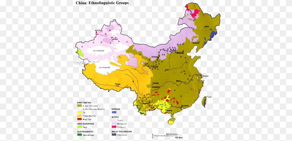 Ethnolinguistic Map Of China Thematic Map Of China, Atlas, Chart, Diagram, Plot Free Png