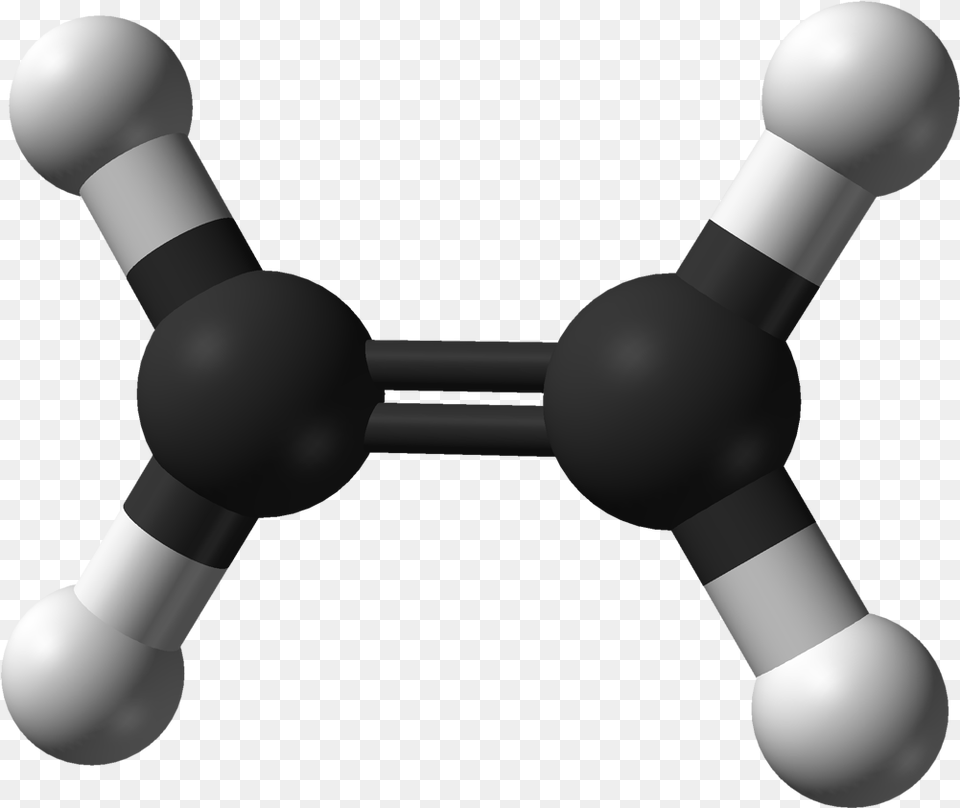 Ethylene Crc Mw 3d Balls Ethene Molecule, Smoke Pipe, Sphere Free Png