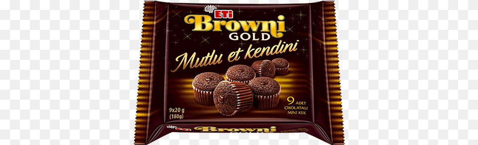 Eti Browni Gold Mini Cake Turkish Eti Browni Gold Mini, Chocolate, Cocoa, Dessert, Food Free Transparent Png