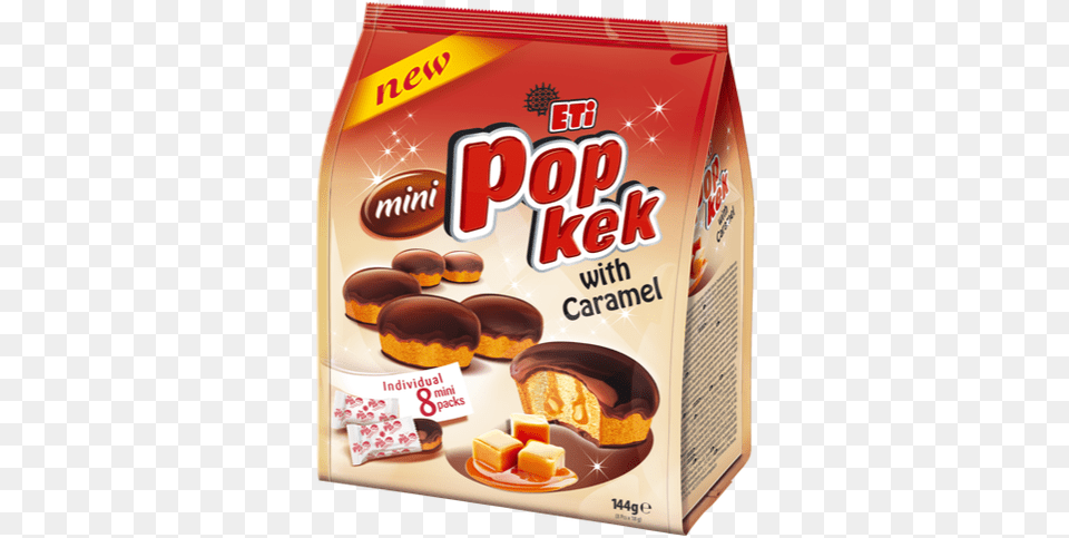 Eti Pop Kek Mini Caramel Eti Popkek, Food, Sweets, Snack, Ketchup Free Transparent Png