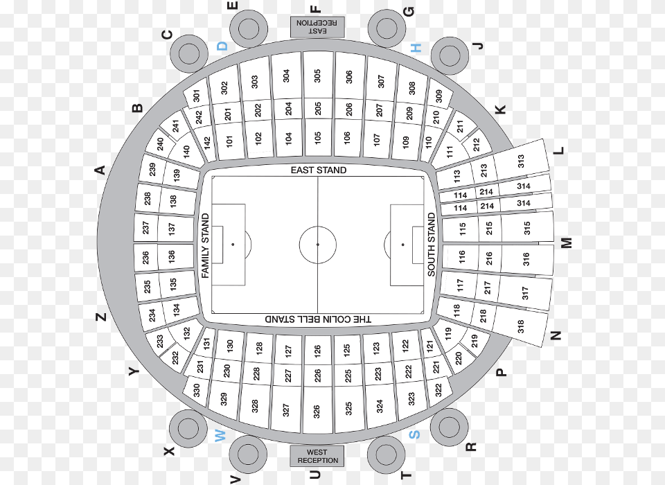 Etihad Stadium Map Circle, Cad Diagram, Diagram Free Transparent Png