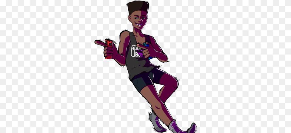 Etika Cartoon, Purple, Person, Shorts, Clothing Free Transparent Png