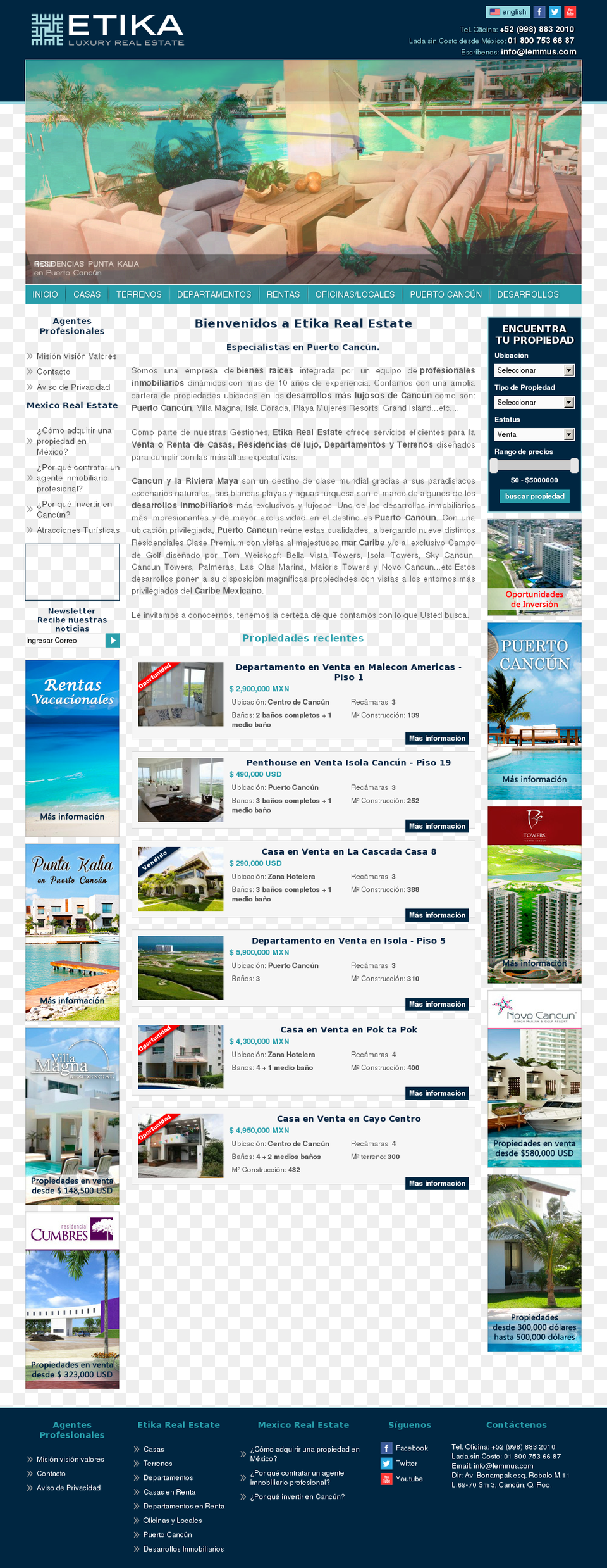 Etika Real Estate Competitors Revenue And Employees Web Page, Advertisement, File, Poster, Webpage Png Image