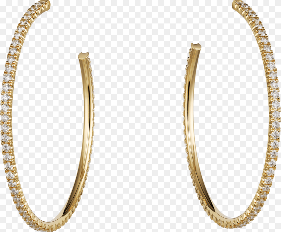 Etincelle De Cartier Earrings Yellow Gold Diamonds Etincelle De Cartier Earrings, Accessories, Diamond, Earring, Gemstone Free Png Download