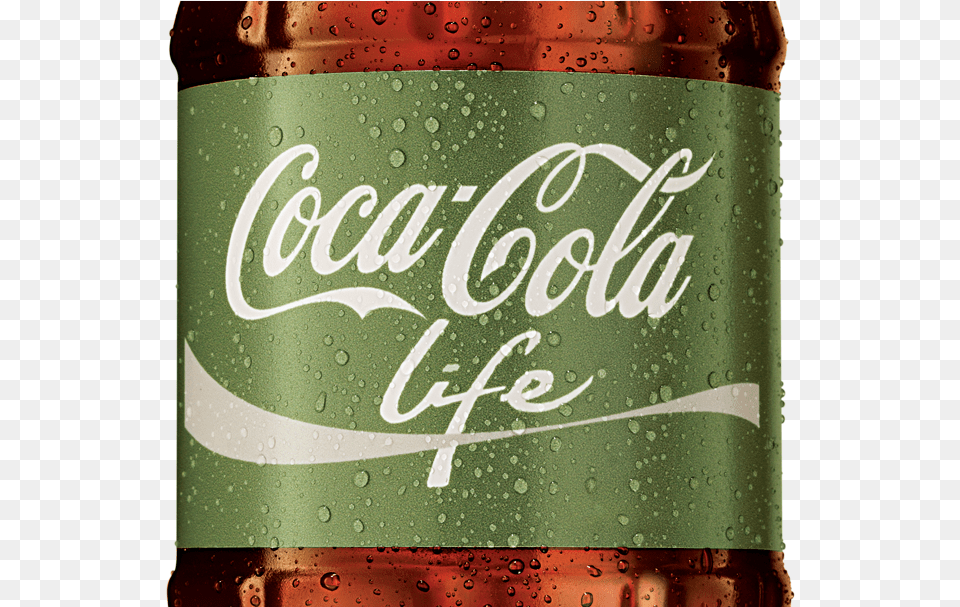 Etiqueta De Coca Cola Life, Beverage, Coke, Soda, Can Png
