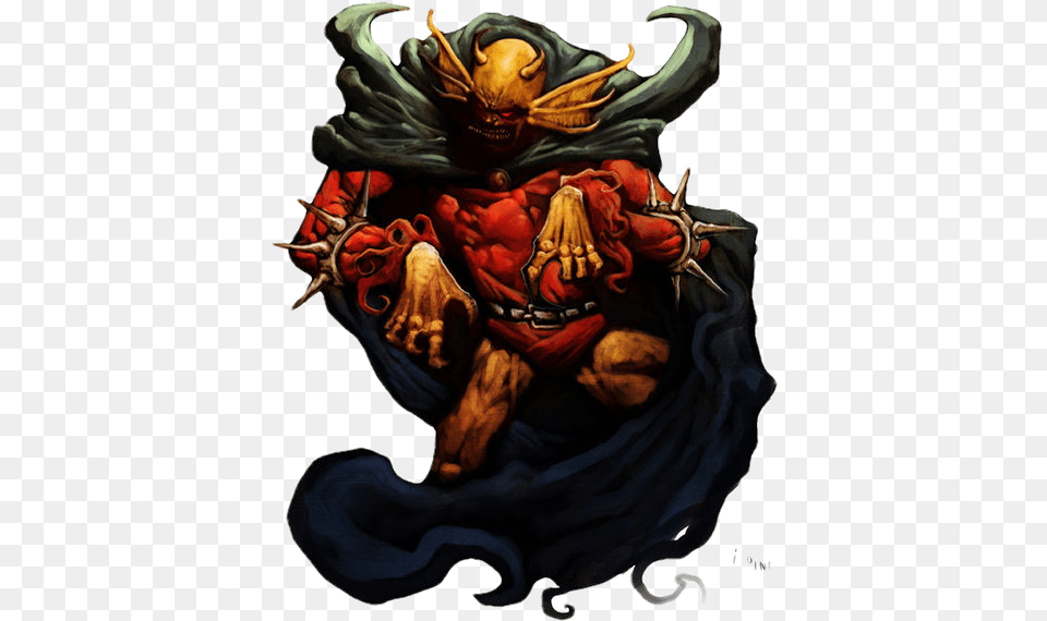 Etrigan The Demon Etrigan, Art, Accessories, Ornament, Person Free Png