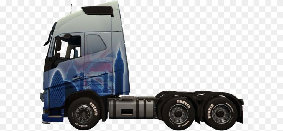 Ets 2 Truck, Vehicle, Transportation, Trailer Truck, Wheel Free Transparent Png