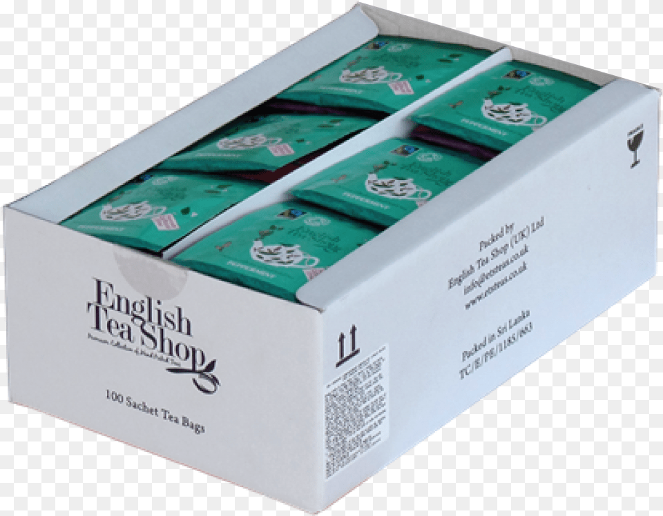 Ets Peppermint 100 Ct English Tea Shop, Box, Cardboard, Carton Free Transparent Png