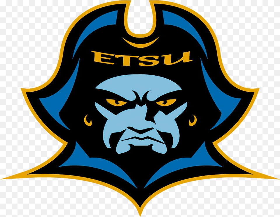 Etsu Buccaneers Logo Logo East Tennessee State Basketball, Symbol, Face, Head, Person Free Png
