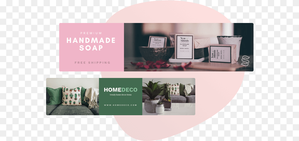 Etsy Banner Templates Etsy Banner, Advertisement, Poster, Plant, Home Decor Free Png Download