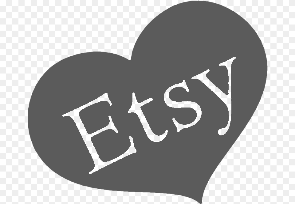 Etsy Etsy Icon Black And White, Heart, Text, Person, Clothing Free Transparent Png