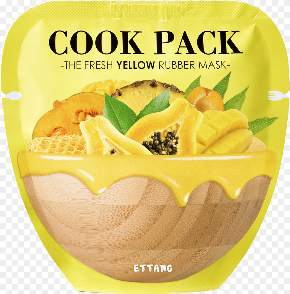 Ettang Cook Pack The Fresh Rubber Mask Yellow Ettang Cook Pack The Fresh Rubber Mask, Food, Fruit, Plant, Produce Free Transparent Png