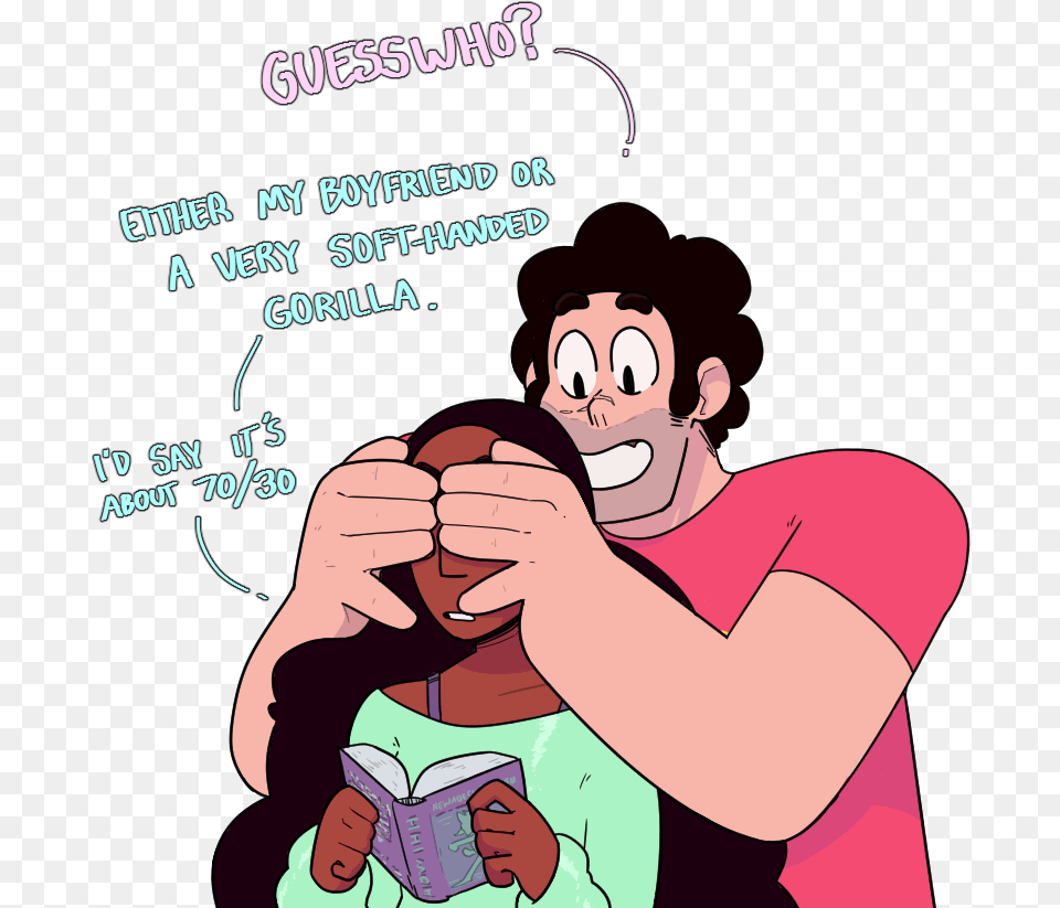 Etther My Boyfriend Or A Very Soft Handed Gorilla 0 Connie Maheswaran Y Steven Universe, Baby, Person, Book, Comics Free Png