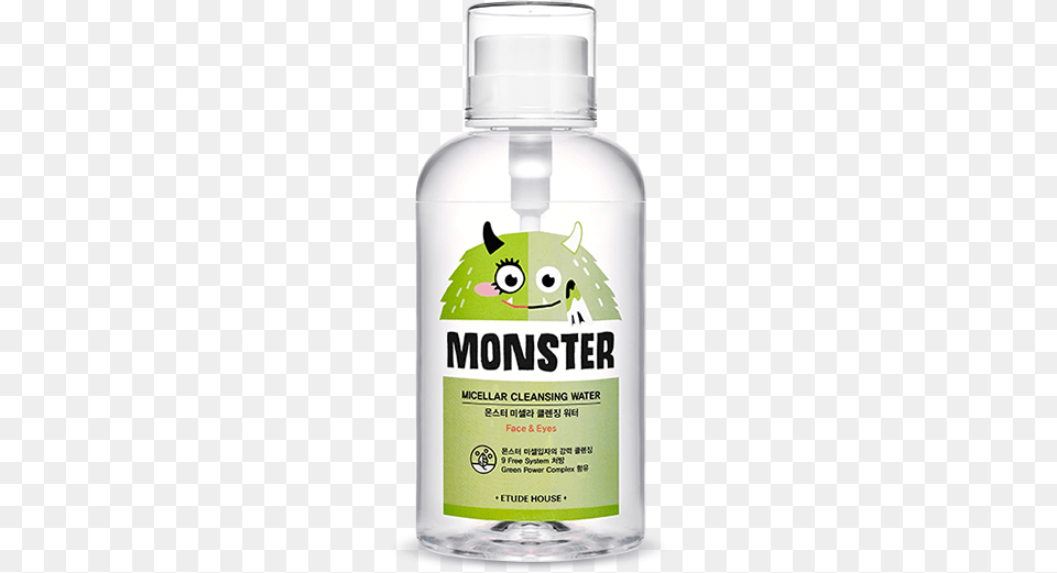 Etude House Monster Cleansing Water, Bottle, Shaker, Cosmetics Free Png Download