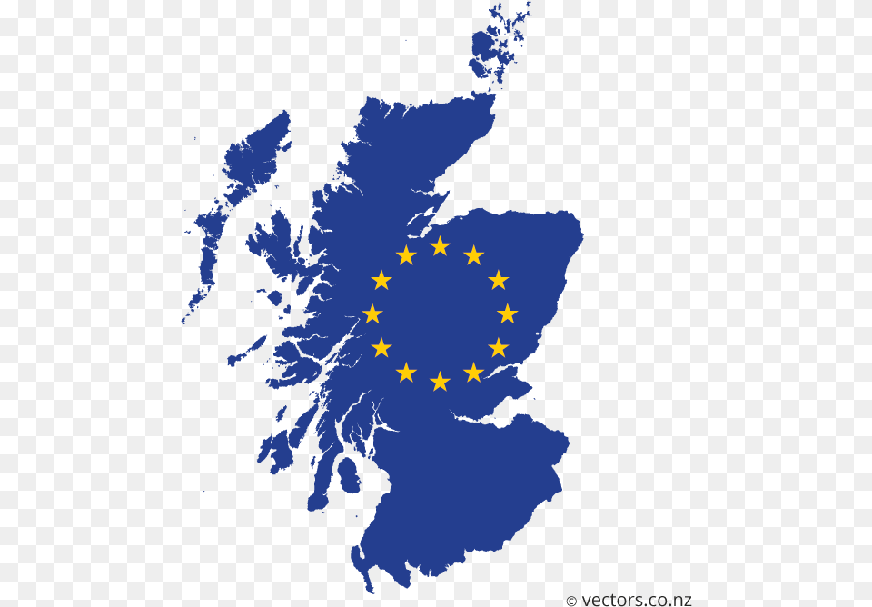 Eu Flag Vector Map Of Scotland Outline Printable Scotland Map, Chart, Plot, Outdoors, Person Free Transparent Png