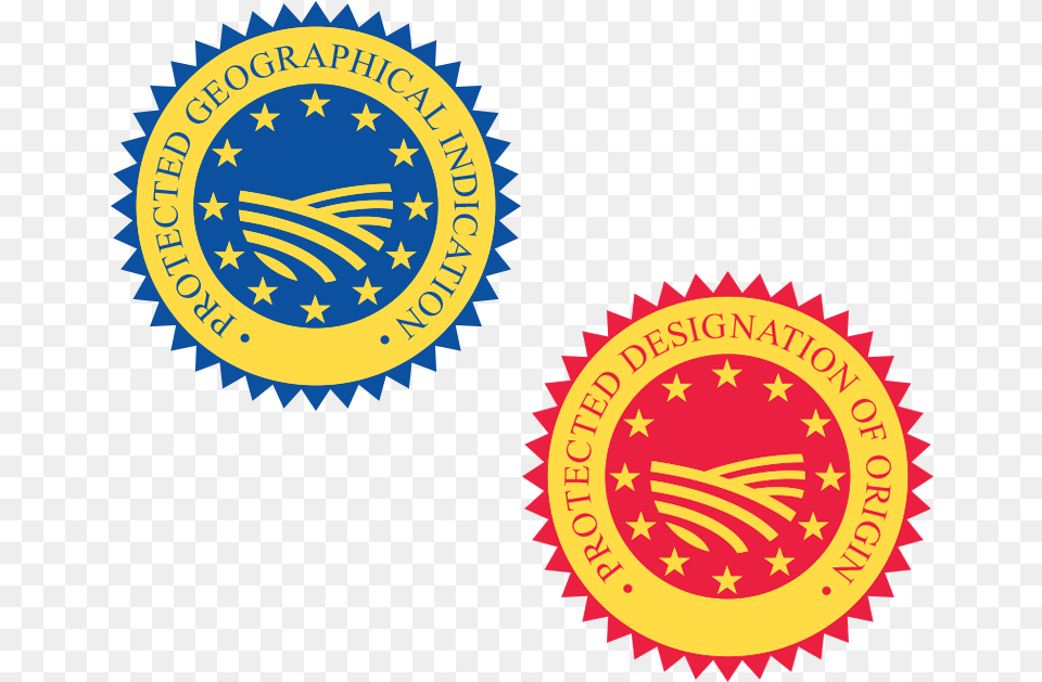 Eu Guaranteed Quality Geographical Indications And Traditional Specialities, Badge, Logo, Symbol, Emblem Free Png Download