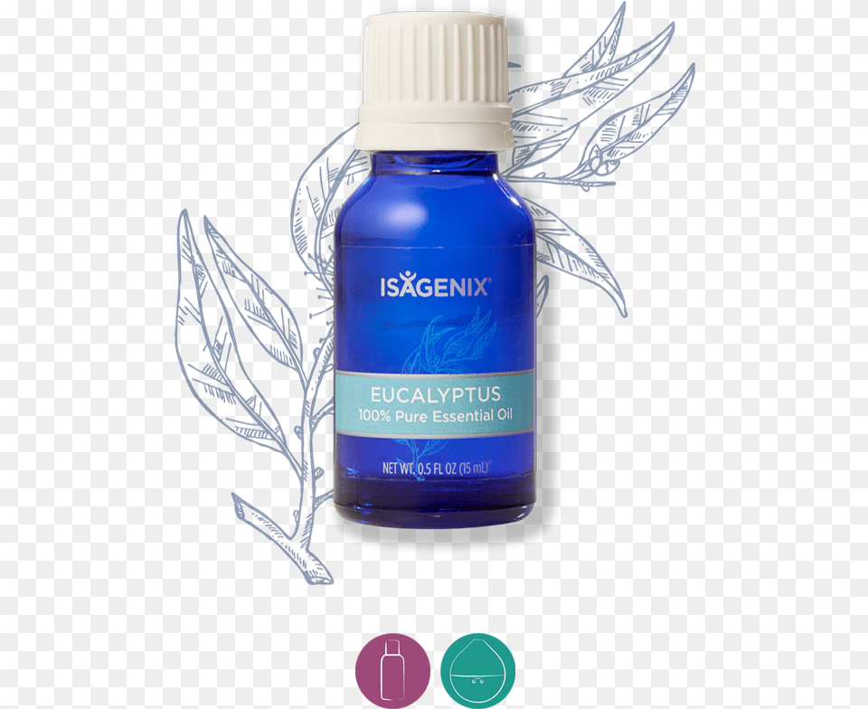 Eucalyptus Isagenix Essence Lemon Essential Oil, Bottle, Aftershave Png Image