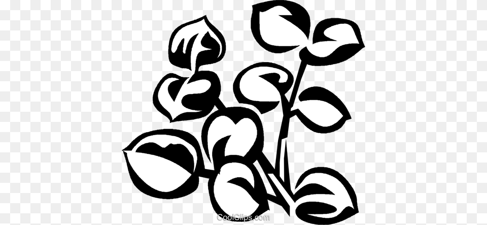 Eucalyptus Royalty Vector Clip Art Illustration, Flower, Plant, Leaf, Stencil Free Transparent Png