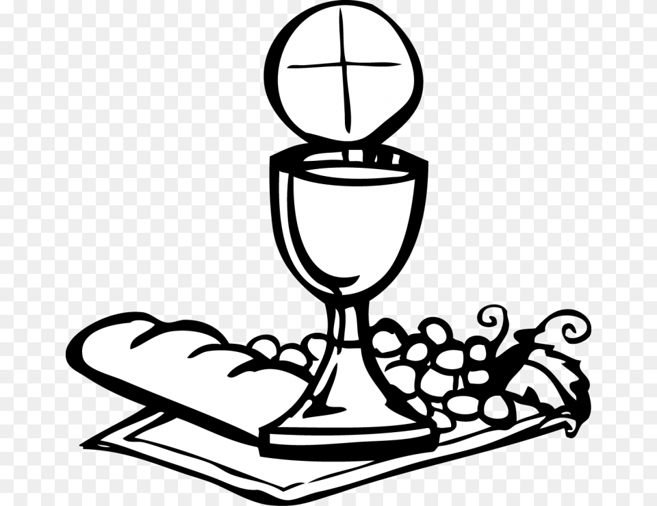 Eucharist Clipart Black And White Clip Art Images, Glass, Stencil, Alcohol, Beverage Png