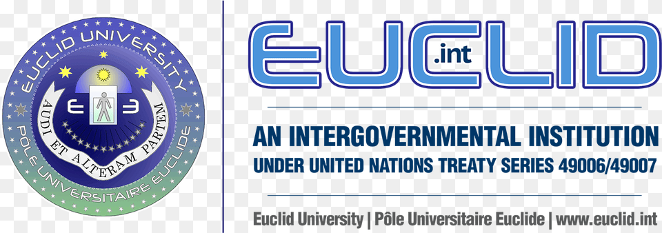 Euclid University Official Site Circle, Logo, License Plate, Transportation, Vehicle Free Transparent Png