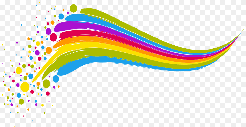 Euclidean Line Vector Rainbow File Rainbow Line, Art, Graphics, Pattern, Floral Design Free Png Download