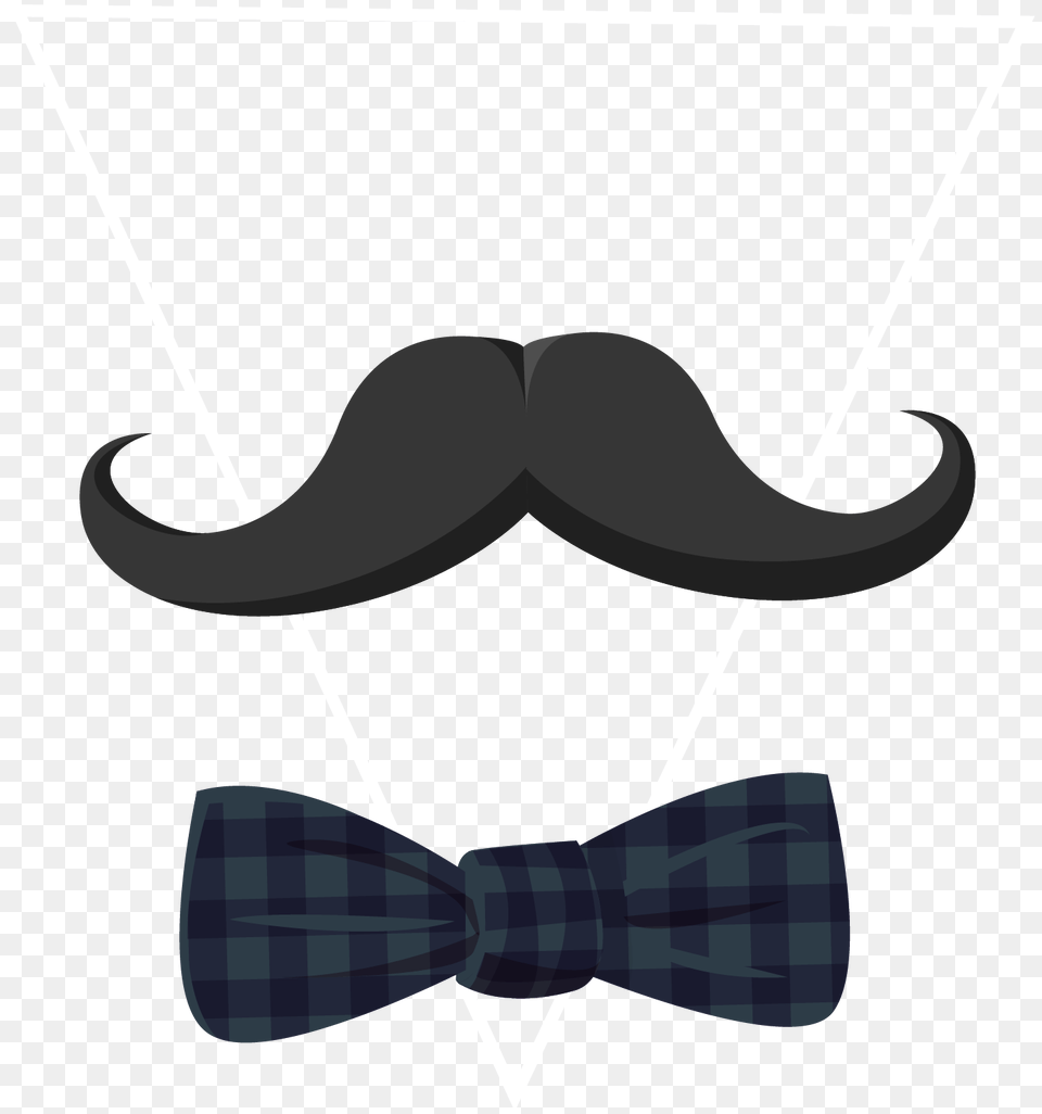 Euclidean Vector Bow Tie Beard Black Beard Bow Tie, Accessories, Face, Formal Wear, Head Png