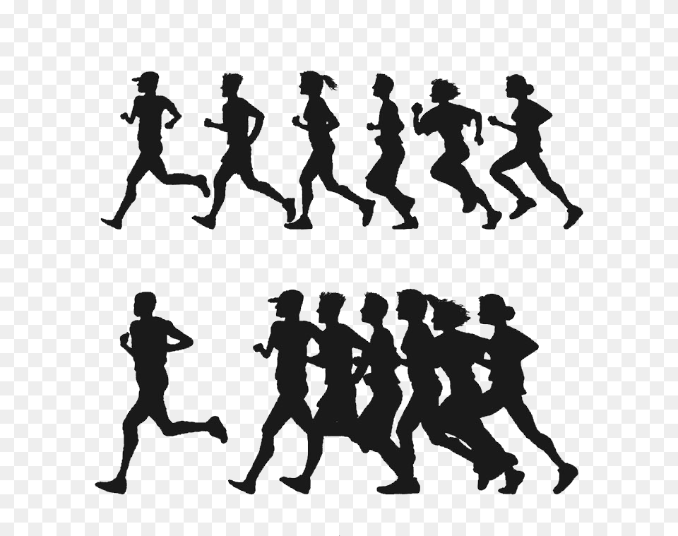 Euclidean Vector Clip Art People Silhouette Material People Running Silhouette, Person, Adult, Man, Male Png