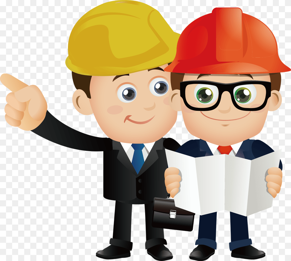 Euclidean Vector Engineer Engineers Clipart, Helmet, Hardhat, Clothing, Body Part Free Png Download