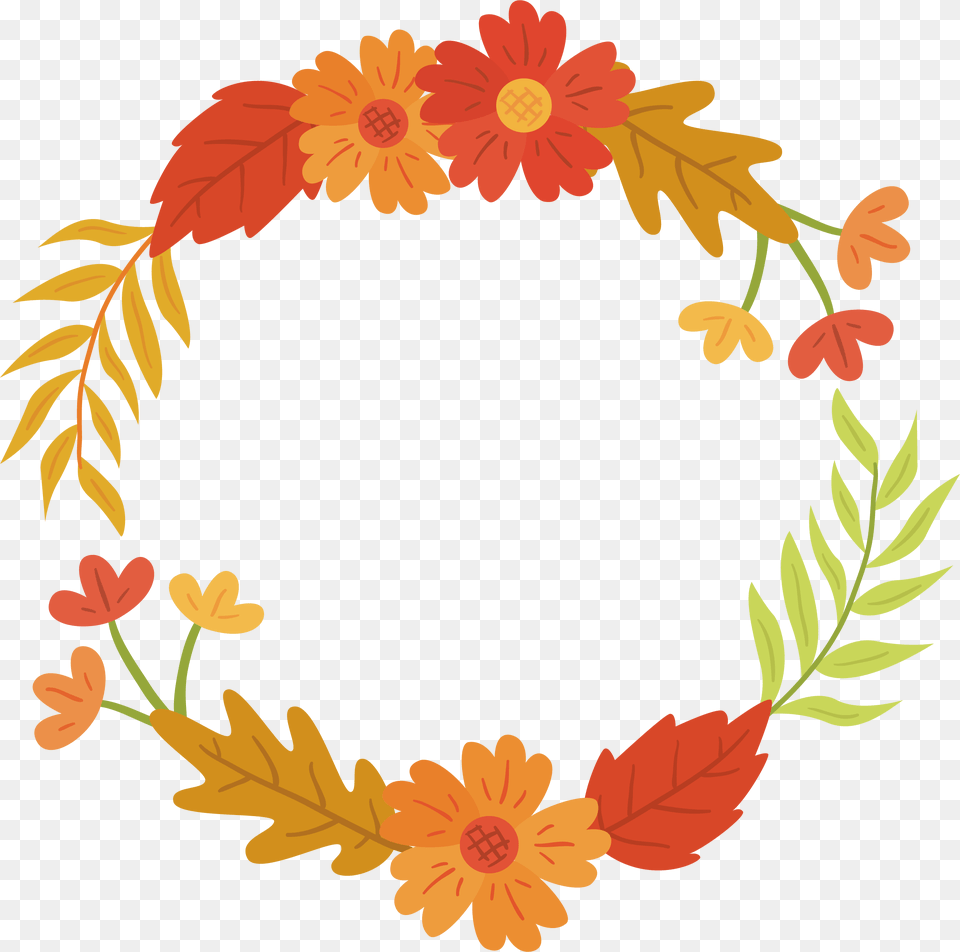 Euclidean Vector Flower Autumn, Art, Floral Design, Graphics, Leaf Free Transparent Png