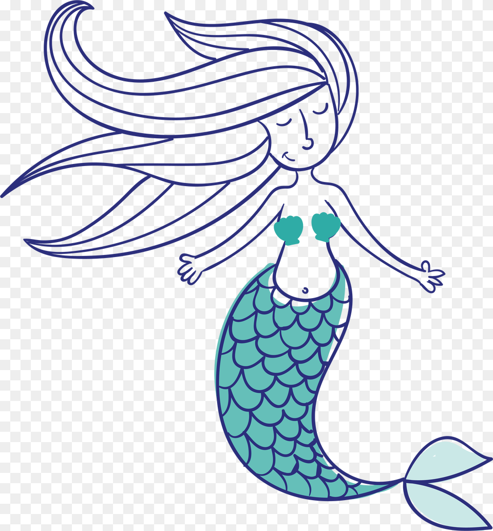 Euclidean Vector Mermaid Mythology Icon Mythology Mermaid Clipart, Art, Animal, Cartoon, Sea Life Free Png Download