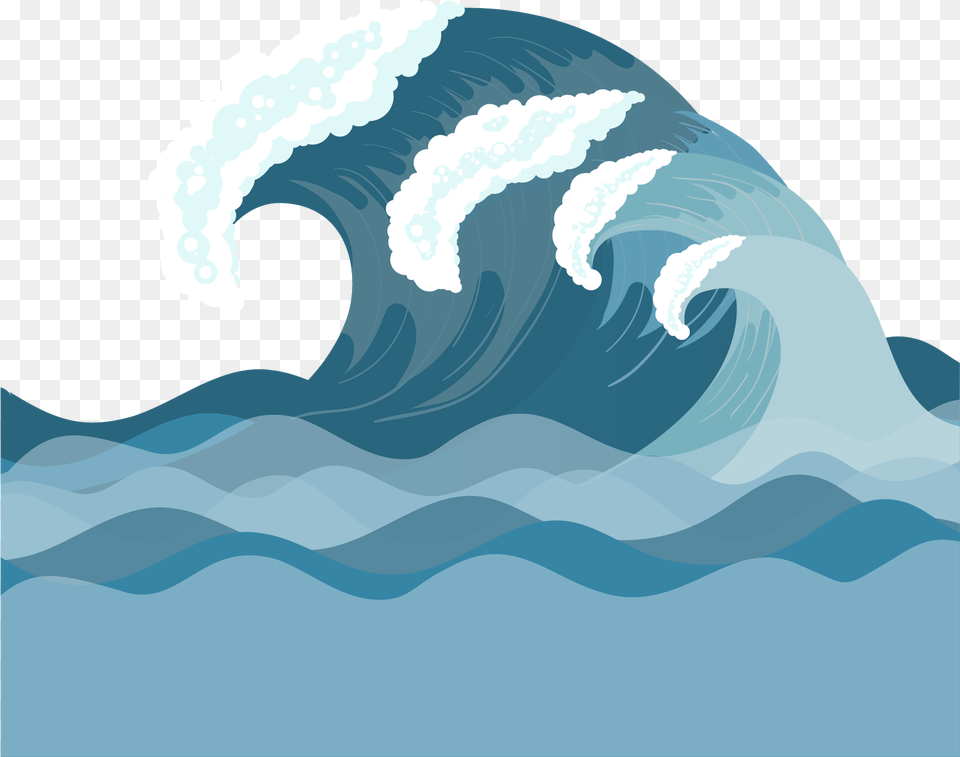 Euclidean Vector Wind Wave Sea Foam Wave Energy, Nature, Outdoors, Sea Waves, Tsunami Png