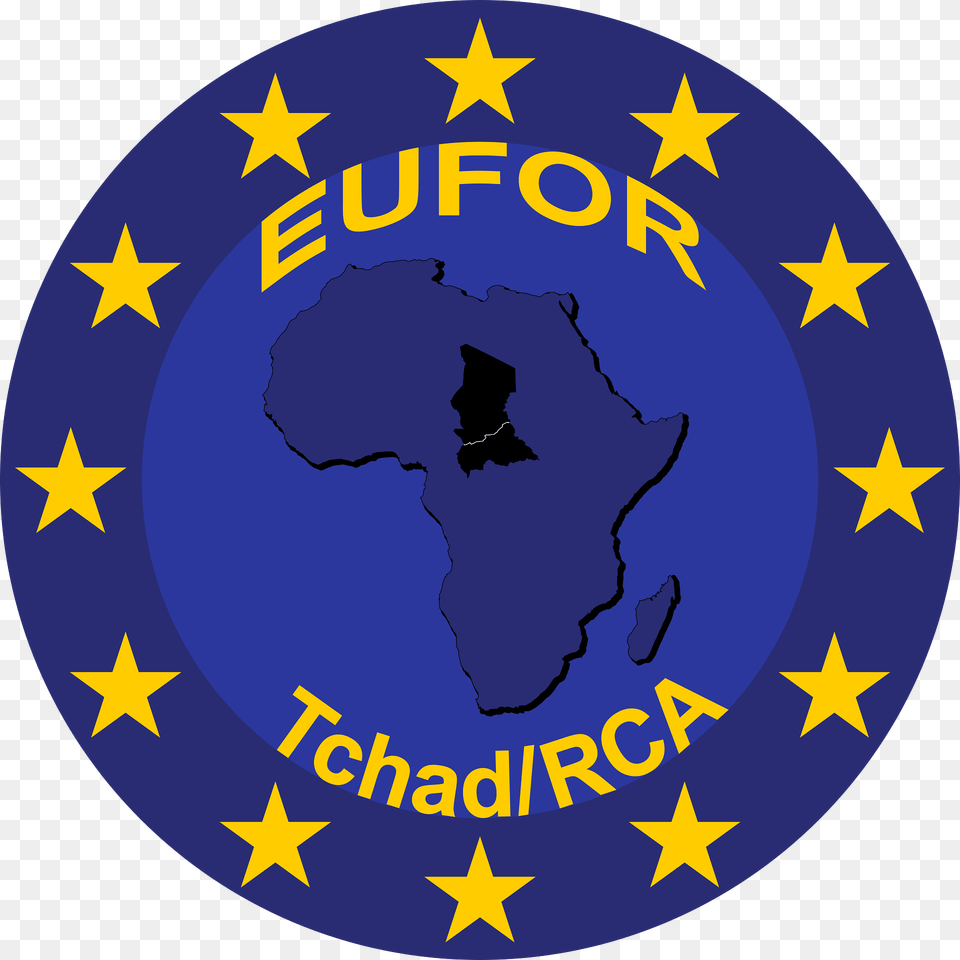 Eufor Tchad Rca Logo Clipart, Symbol, Flag, Face, Head Png